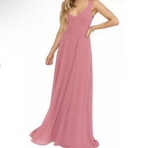 Show Me Your Mumu Jenn Maxi Dress in Pink Size XS